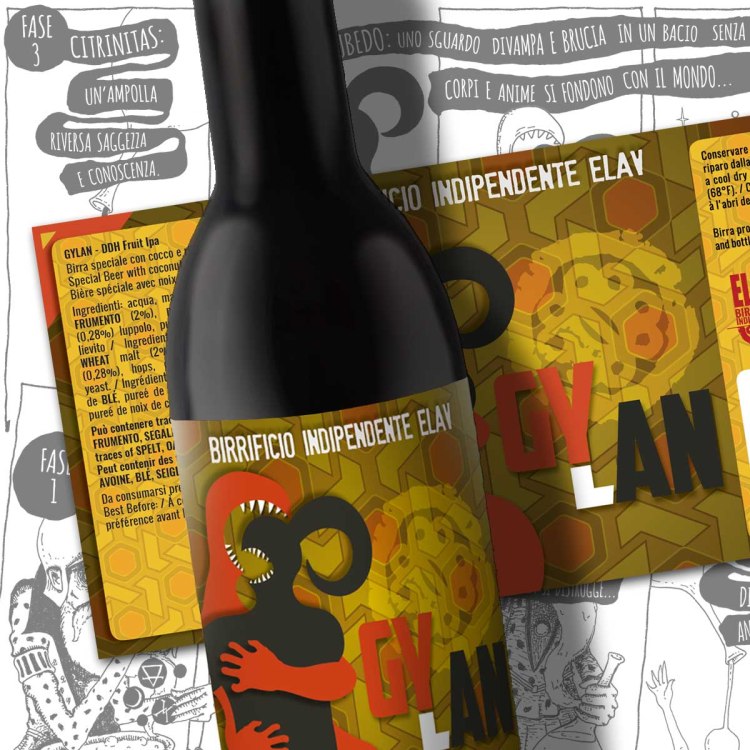 Label Design etichette birra di IF Ivan Foresti per Elav birrificio indipendente
